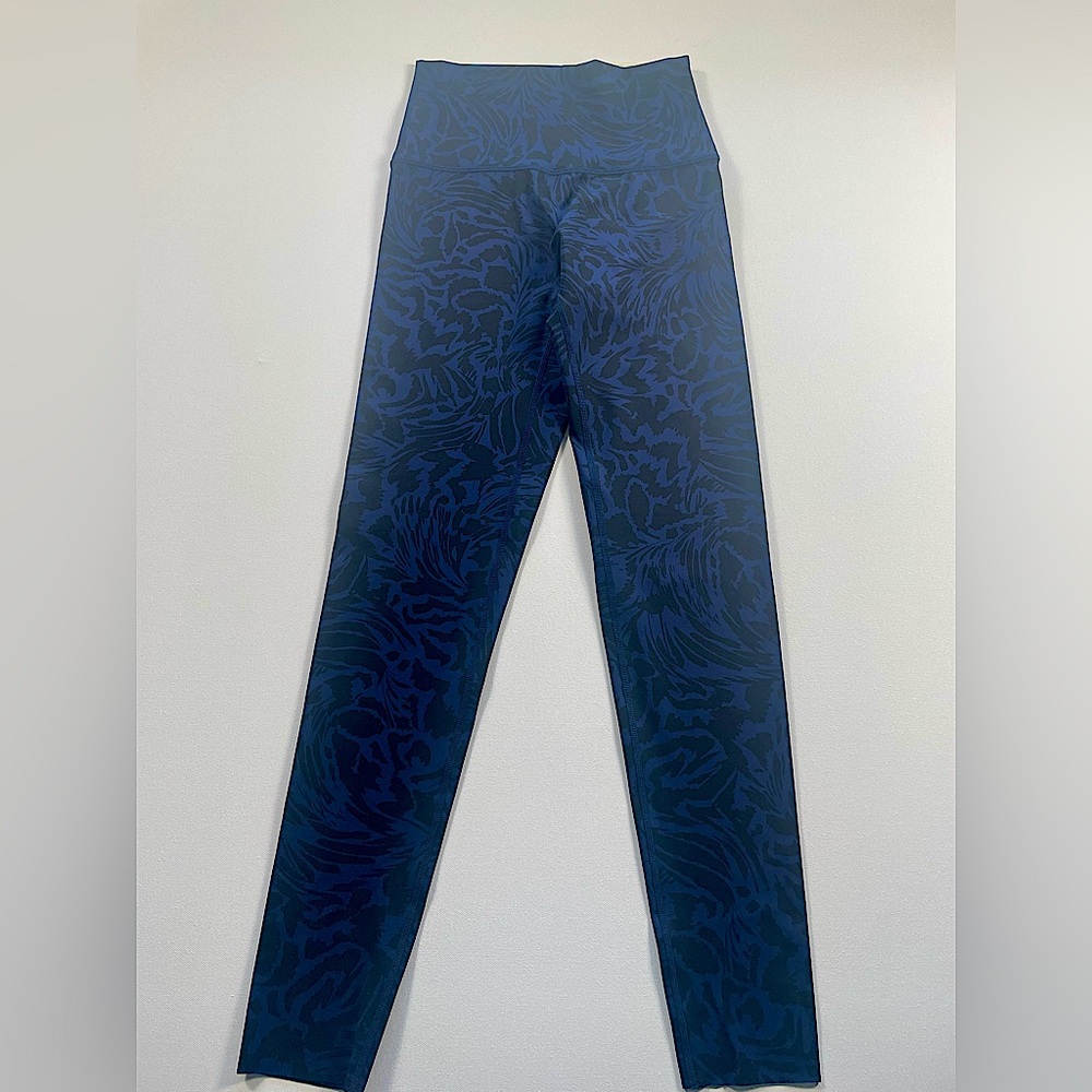 AERIE OFFLINE High-Waisted 7/8 Leggings Blue Black Size Small NWT Workout Yoga
